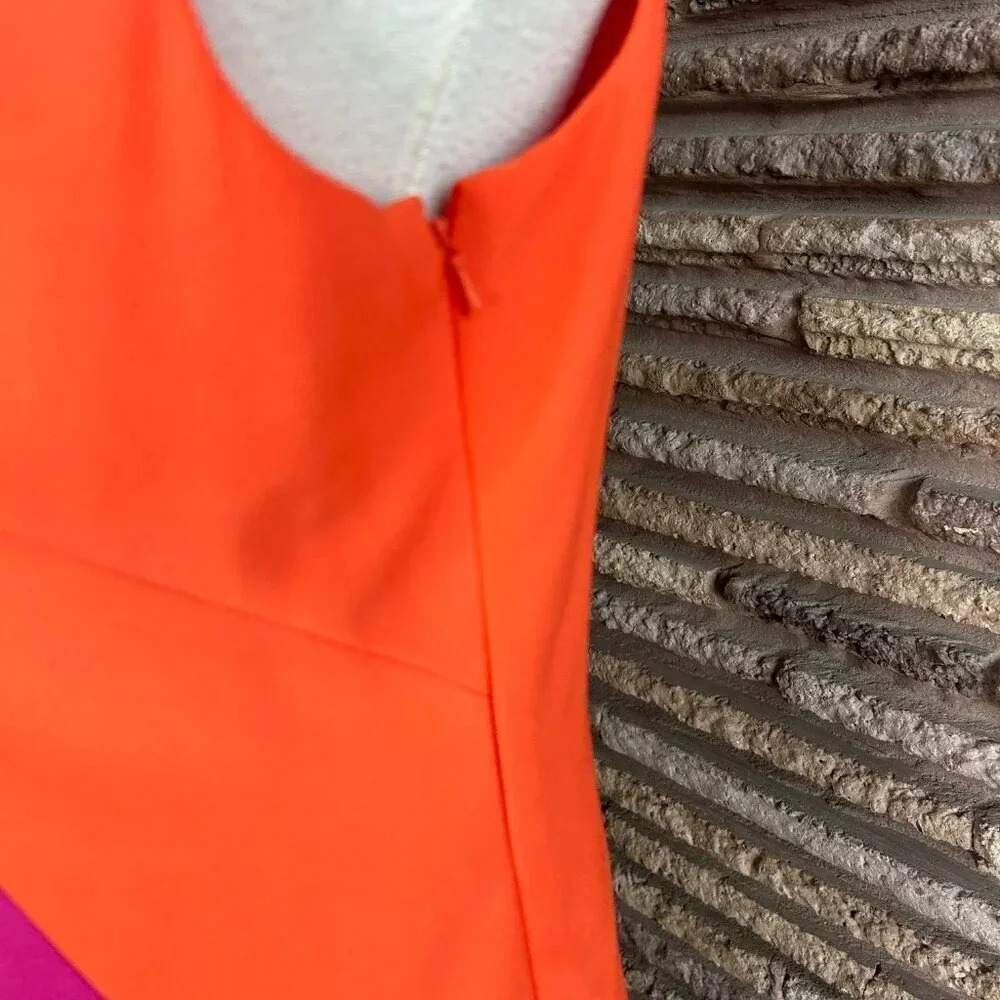 Anne Klein Colorblock Sleeve Sheath Dress Size 10 - Picture 6 of 7